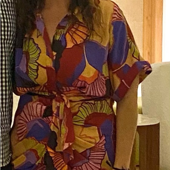 Le Superbe Floral Multicolor Maxi Dress - Picture 5 of 5